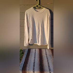 Tracksmith New England Ivory Running Shirt Mens Large / Great Condition